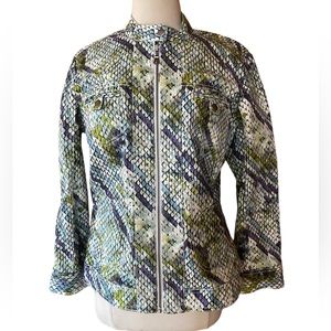 Chico’s Multi-Color‎ Sparkly Lightweight Jacket